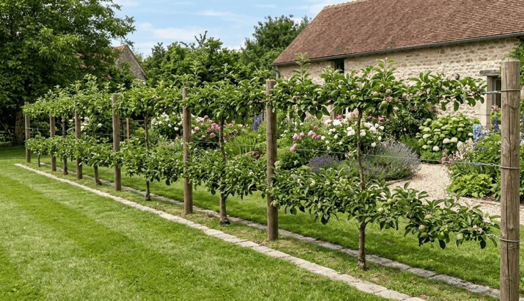 espalier délimiter jardin